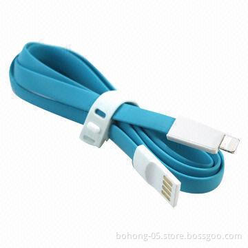 Magnetic USB data cable, different colors are available, MOQ is 500pcs per each color